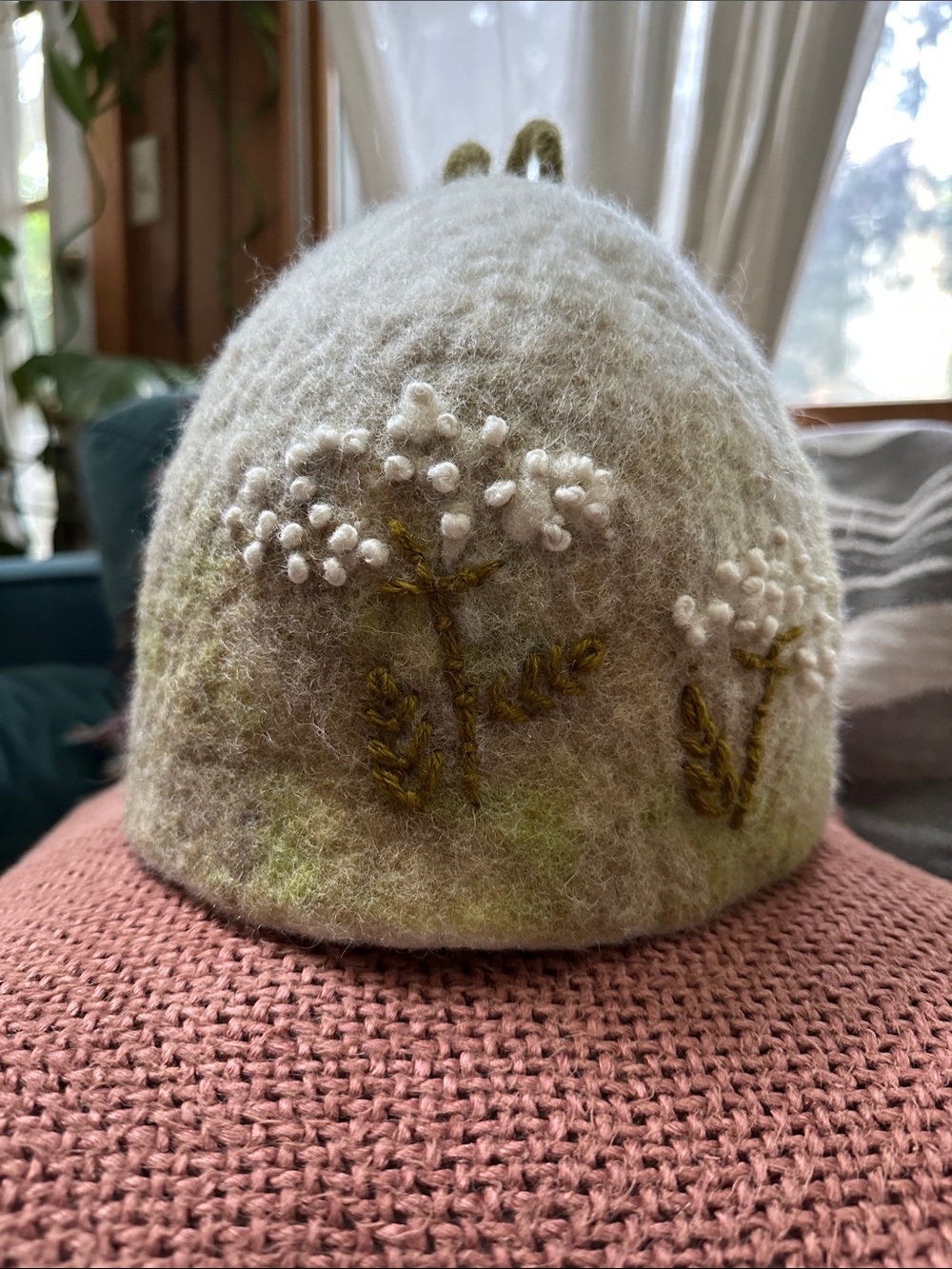 Hand Crafted Sauna Hat 100% Wool Felt
